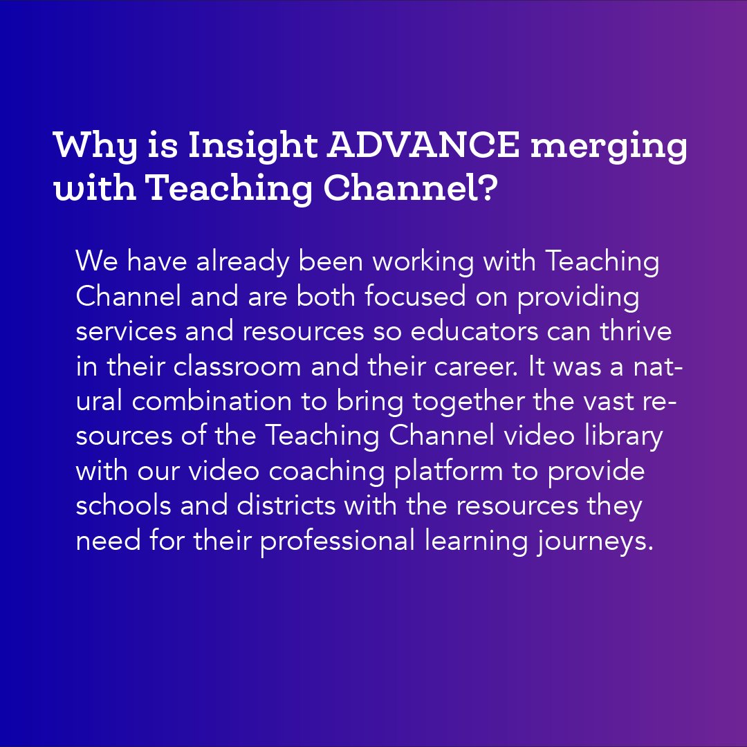 Insight ADVANCE tweet media