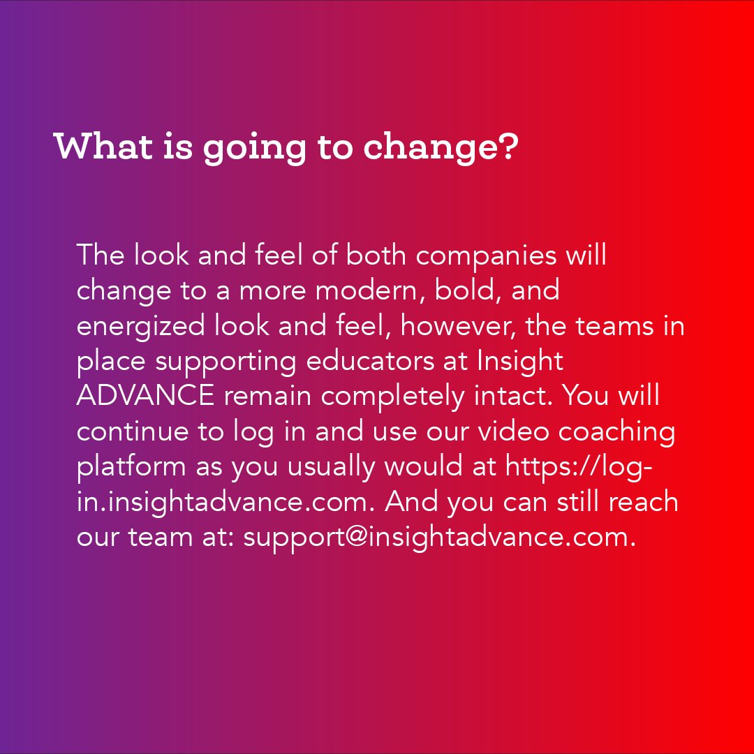 Insight ADVANCE tweet media