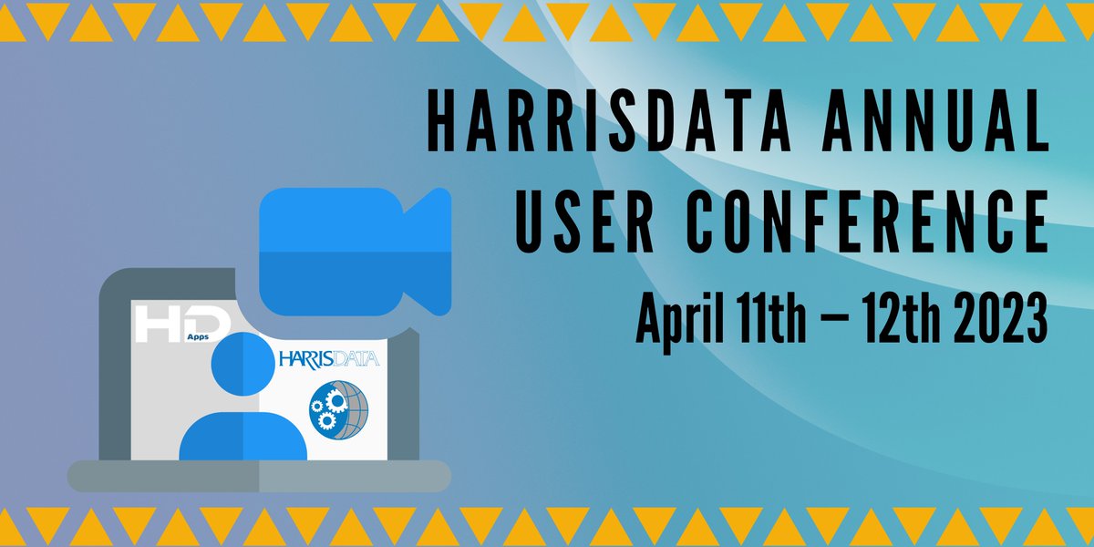 HarrisData's tweet photo. The HarrisData User Conference is less than a month away! We have a lot of exciting speakers that we look forward to announcing soon - sign up today and stay up to date with YOUR HarrisData Software! https://t.co/lRArGIdgg7 https://t.co/KIWzuvqbMf