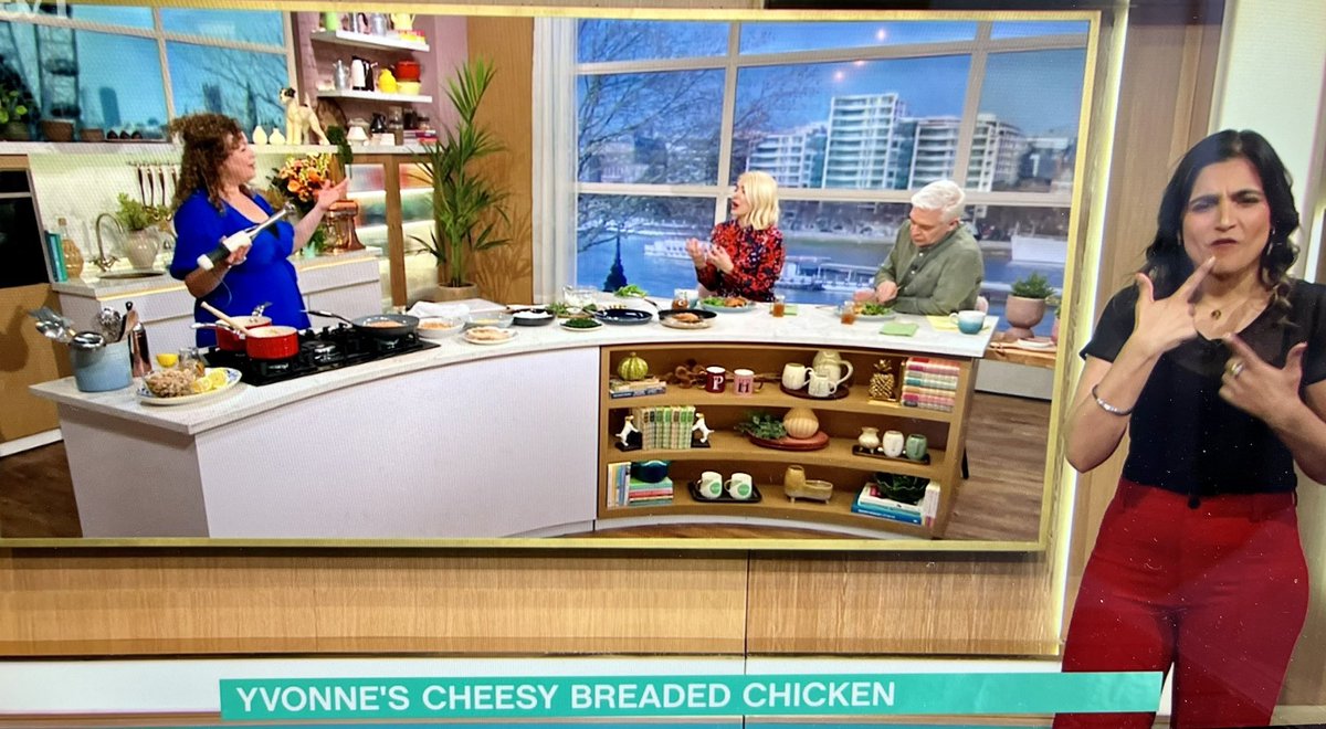 One of my proudest moment with <a href="/thismorning/">This Morning</a> today with Phil and Holly.  I have dedicated this dish to my Mum for Mothers Day and to the deaf community as it is a #signlanguageweek supported by <a href="/BDA_Deaf/">British Deaf Association</a> and <a href="/SignatureDeaf/">Signature</a>