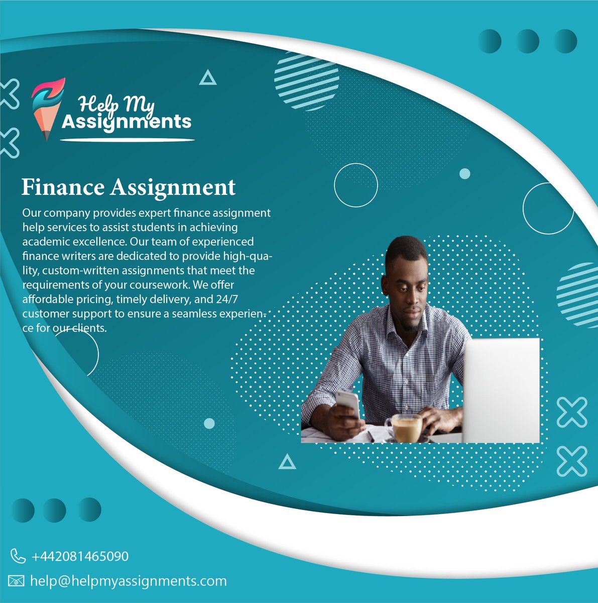 helpmyassign's tweet image. Looking for help with your finance assignments? Look no further! Our team of expert finance tutors are here to provide you with the assistance you need to succeed.
#Financeassignmenthelp #ExpertTutors #finance #financialservices #financialmanagement #ukassignmenthelp