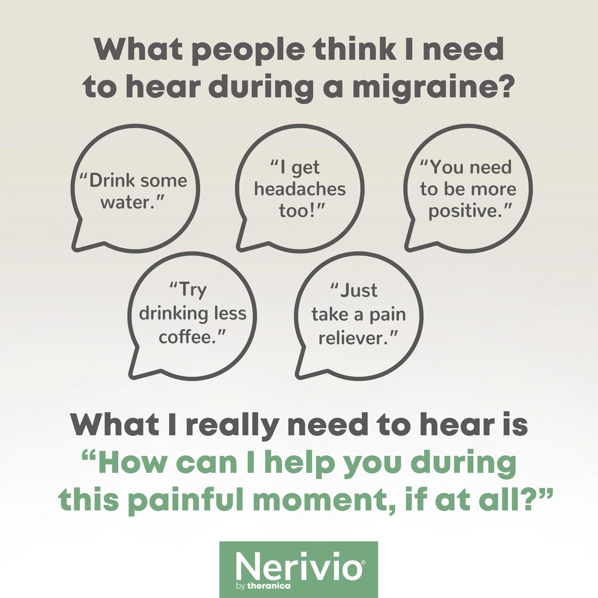 Migraine can easily be misunderstood, especially by those who have not experienced one. This can lead to a stigma around the #disease and improper diagnosis. We want to let you know; you are heard. 💚#MigraineWarrior