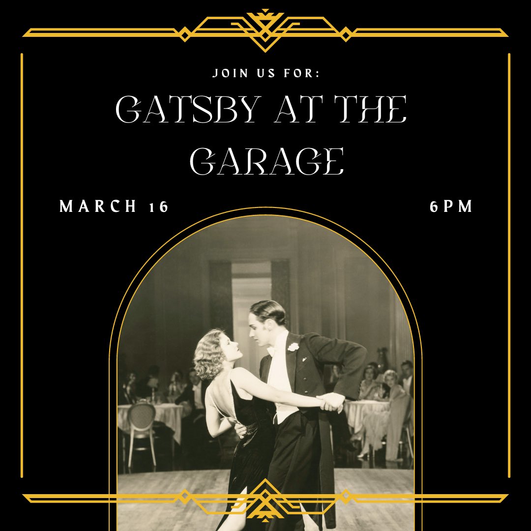FPoSPBC's tweet photo. Gatsby at the Garage: An evening full of 1920’s mystery! Join us to support a worthy cause! We hope to see you there! https://t.co/mWRSxN8sj4