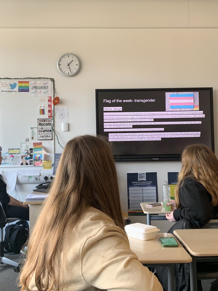 NewbattleLGBT's tweet photo. Another excellent LGBT+ Club led by Charlie today as well as assembly this morning! https://t.co/3GyoqtYAbD