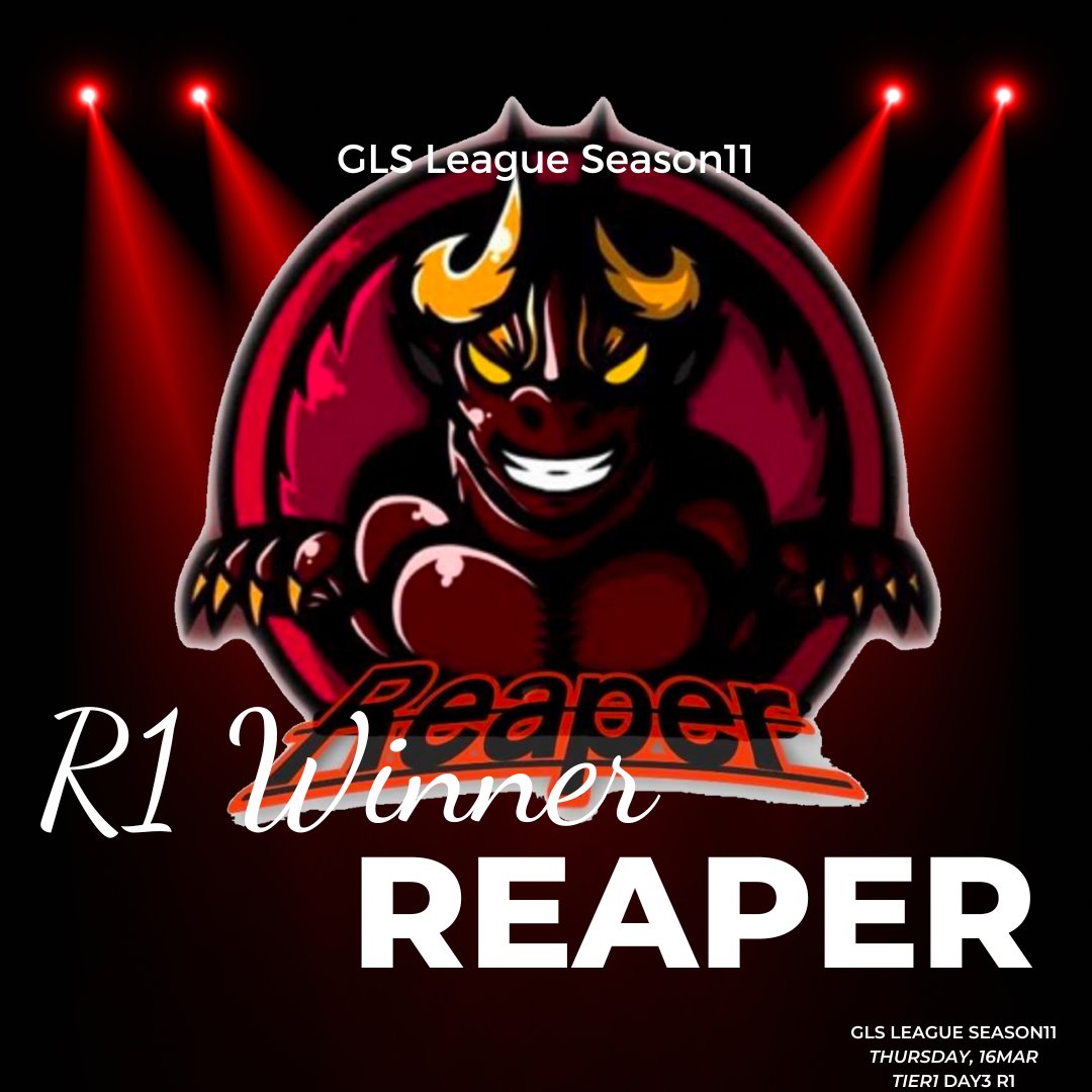 GlsLeague's tweet photo. 🔥GLS League Season11 Day3🔥
ただいま全ROUND1が終了🔥

♠Tier1
⭐⭐Reaper⭐⭐
配信先🎤【https://t.co/McTUVzSx9P】

♦Tier2
⭐⭐ARIMURA⭐⭐
配信先🎤【https://t.co/CwVKBFm8wO】

♣Tier3
⭐⭐team MUGEN_FPS⭐⭐
配信先🎤【https://t.co/B4ZmcNbt3a】 https://t.co/zUYO7Sg7rk