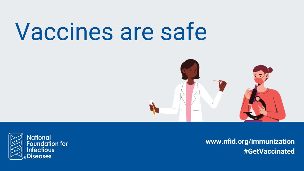NFIDVaccines's tweet image. #ThinkAboutItThursday: #Vaccines are safe—thanks to the robust US approval process. Serious side effects are rare and much less severe than the diseases they prevent

Learn more at: ow.ly/WBpA50NbpYf