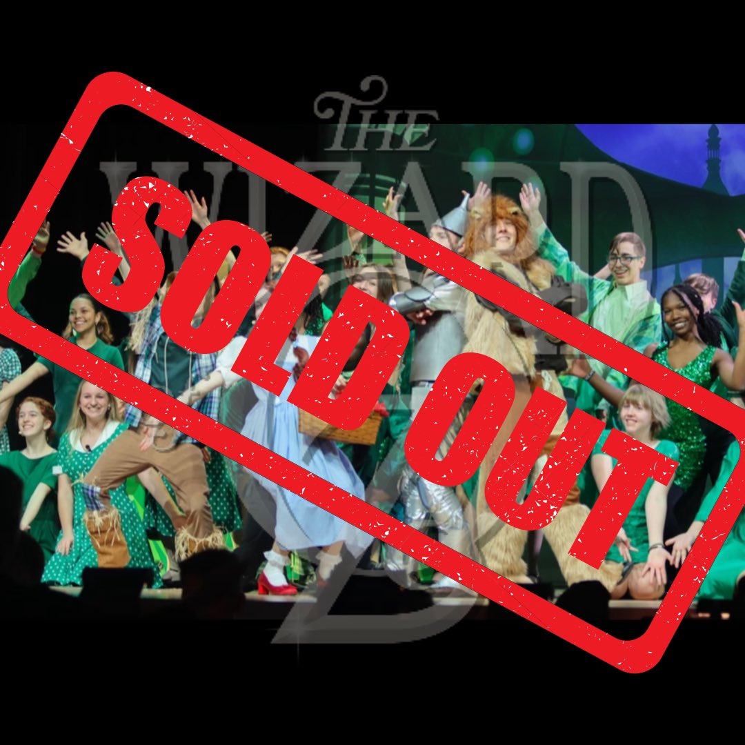 fvhs_theatre's tweet image. TONIGHT IS OFFICIALLY SOLD OUT!! We are so grateful for all the supporters of our program and our speechless!! If you didn’t get tickets tonight don’t worry the Wizard of Oz will be Tomorrow at 7 PM and Saturday at 2 PM and 7 PM!! TICKETS ARE $10!!! fvhs.seatyourself.biz