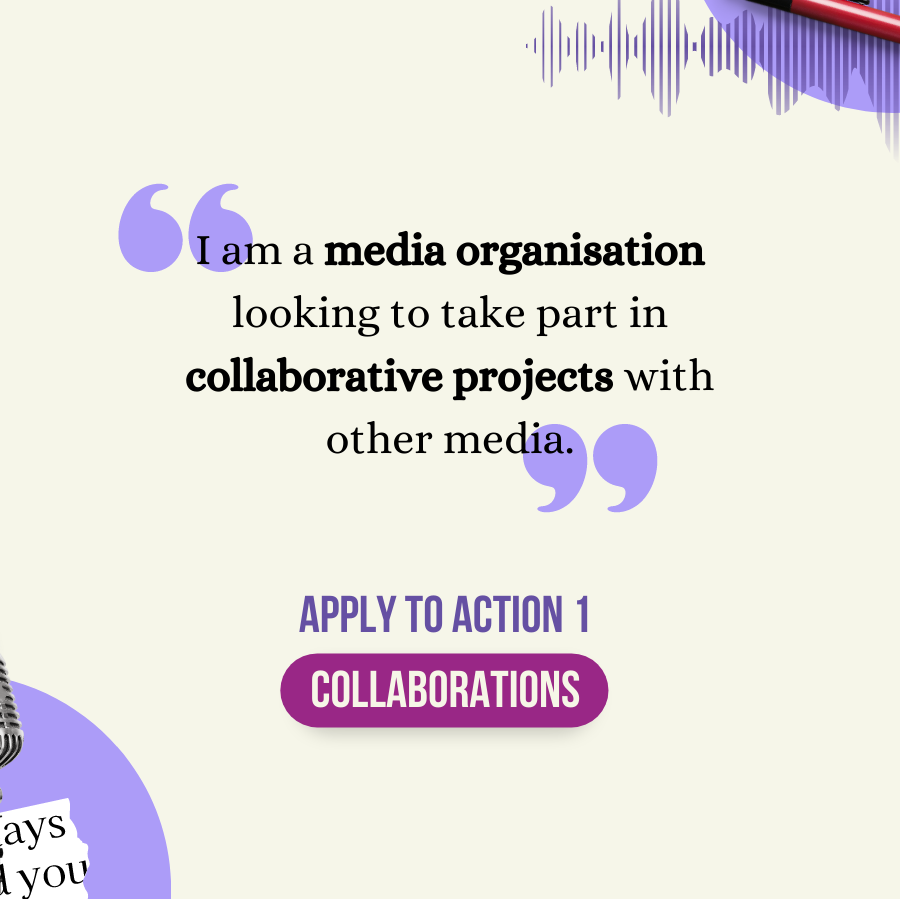 MediaEu's tweet photo. The Commission continues to support the resilience of the #newsmedia sector through the Journalism Partnerships #CallForProposals. 

This year it is composed of 2⃣ actions, do you know already which suits you best?