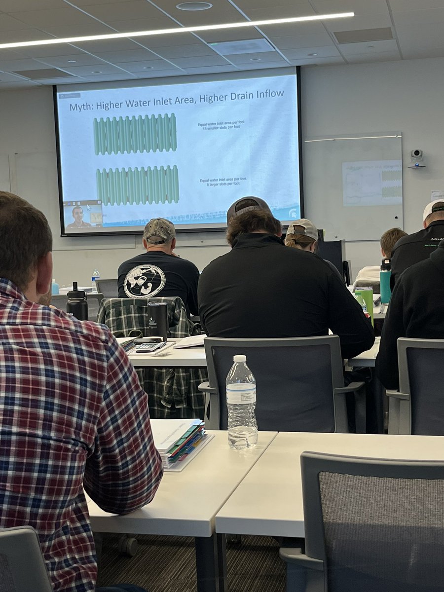 Chuck Brandel (@brandel_chuck) on Twitter photo Great presentation on pipe selection by <a href="/MSUEhsanGhane/">Ehsan Ghane</a> at the Ohio State Overholt Drainage School. #drainage Great presentation on pipe selection by <a href="/MSUEhsanGhane/">Ehsan Ghane</a> at the Ohio State Overholt Drainage School. #drainage