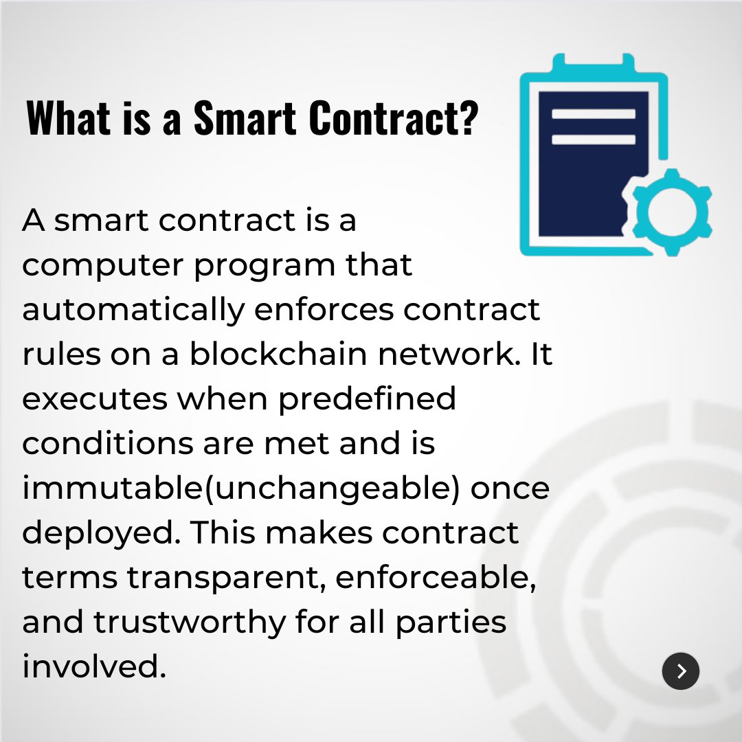 web3sastra's tweet photo. What is smart contract?
 How does it work?
 #smartcontracts #Web3Contracts #DecentralizedContracts #CryptoContracts #BlockchainContracts #DAppContracts #EthereumContracts #SolidityContracts #NFTContracts #DAOContracts  #ImmutableContracts #sastra #sastratbi #Web3 https://t.co/QU4lSVbM2x