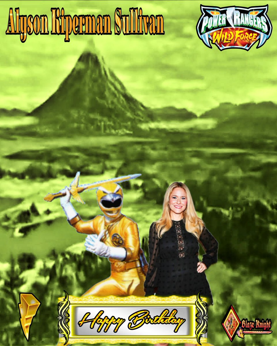 Blaze_Knight95's tweet photo. Happy Morphinominal Birthday @alyson_real. 💛⚡🦅🥳

We hope you're doing well in your special day and we all thank you for being a huge inspiration and the best human being ever.

May the power protect you always.⚡🙏✨

#PowerRangers #WildForce #TaylorEarhardt #ForeverYellow https://t.co/tormp7T4Yi