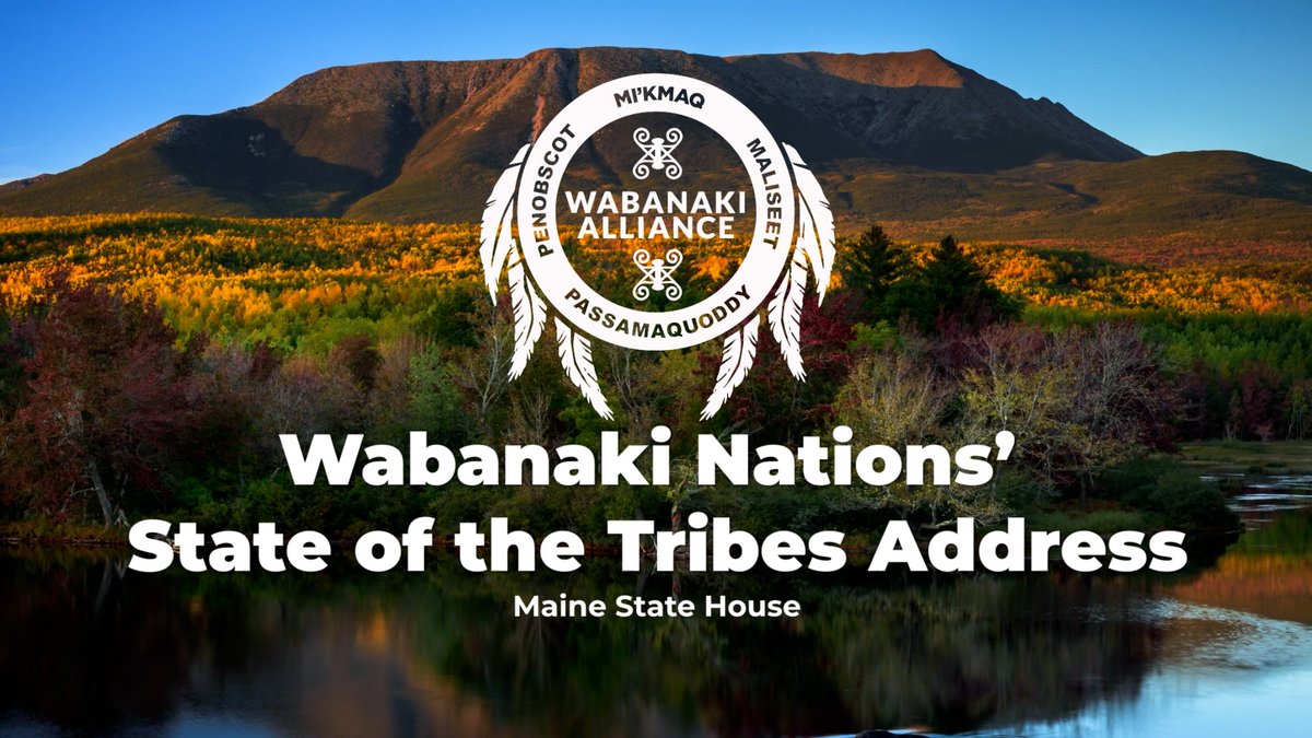 Tune into Maine Public radio, television and online at 10:45 a.m. for special live coverage of the Wabanaki Nations’ State of the Tribes address. For the first time in two decades, the chiefs of the tribes will speak before a special joint session of the Legislature.