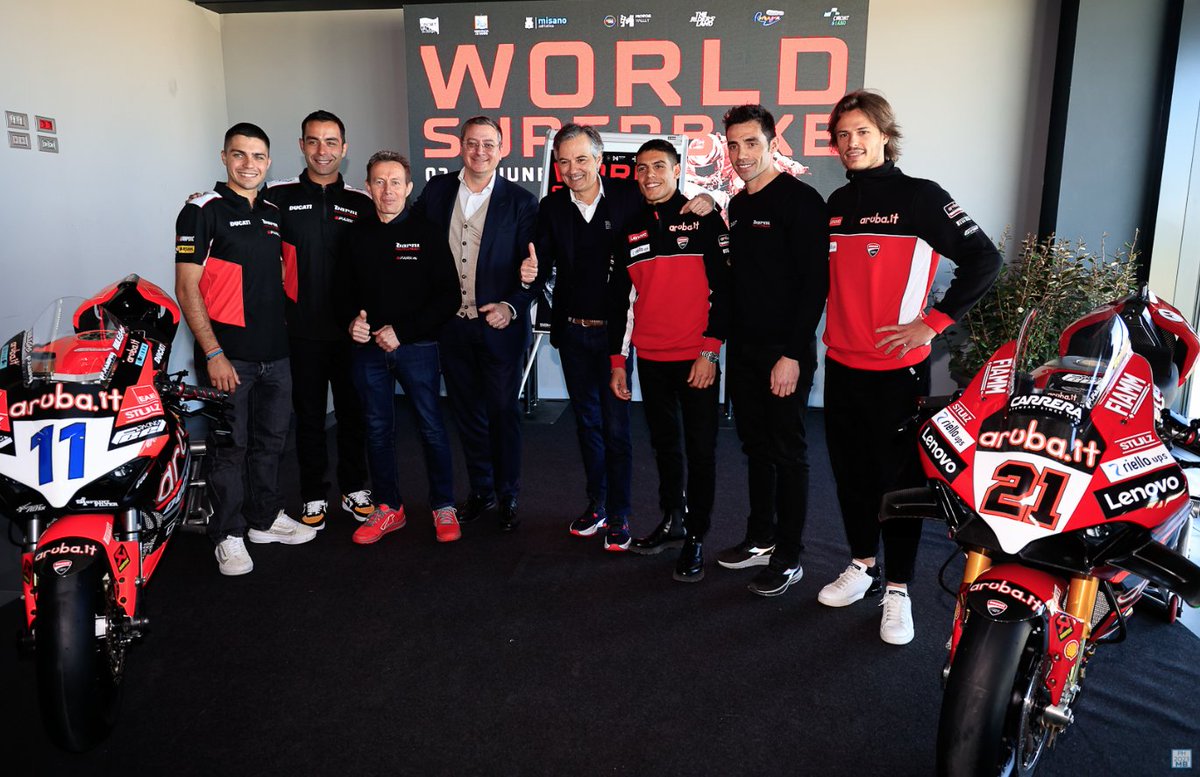 gife59's tweet photo. PRESENTATO IL @WorldSBK Emilia-Romagna Round 2023
L'appuntamento con il campionato delle derivate di serie è fissato dal 2 al 4 Giugno al @circuitomisano . Questa mattina si è svolta la conferenza stampa di presentazione . #WSBK #ducaticorse #MWC2023 #ridersland
📷Marzio Bondi https://t.co/IyLMrUHJiY