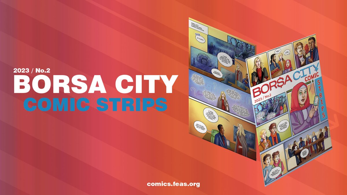 FEAS - Federation of Euro-Asian Stock Exchanges 𝗶𝘀 𝗲𝘅𝗰𝗶𝘁𝗲𝗱 𝘁𝗼 𝗮𝗻𝗻𝗼𝘂𝗻𝗰𝗲 𝘁𝗵𝗲 𝗿𝗲𝗹𝗲𝗮𝘀𝗲 𝗼𝗳 "𝗕𝗼𝗿𝘀𝗮 𝗖𝗶𝘁𝘆" 𝗖𝗼𝗺𝗶𝗰 𝗦𝘁𝗿𝗶𝗽𝘀.

More: lnkd.in/dK9w-iw4

#FEAS #FEASNews #ComicStrips