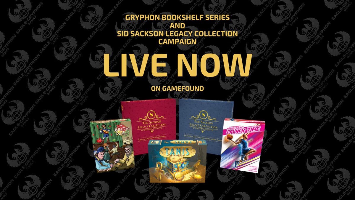 EagleGryphon's tweet photo. Our Campaign is LIVE NOW!!
https://t.co/0CAua5gD6Q
#eaglegryphongames #eaglegryphon #gamefound2023 #sidsackson #philwalkerharding #mikefitzgerald #alfseegert #crowdfunding2023 https://t.co/oTNstdSHDE
