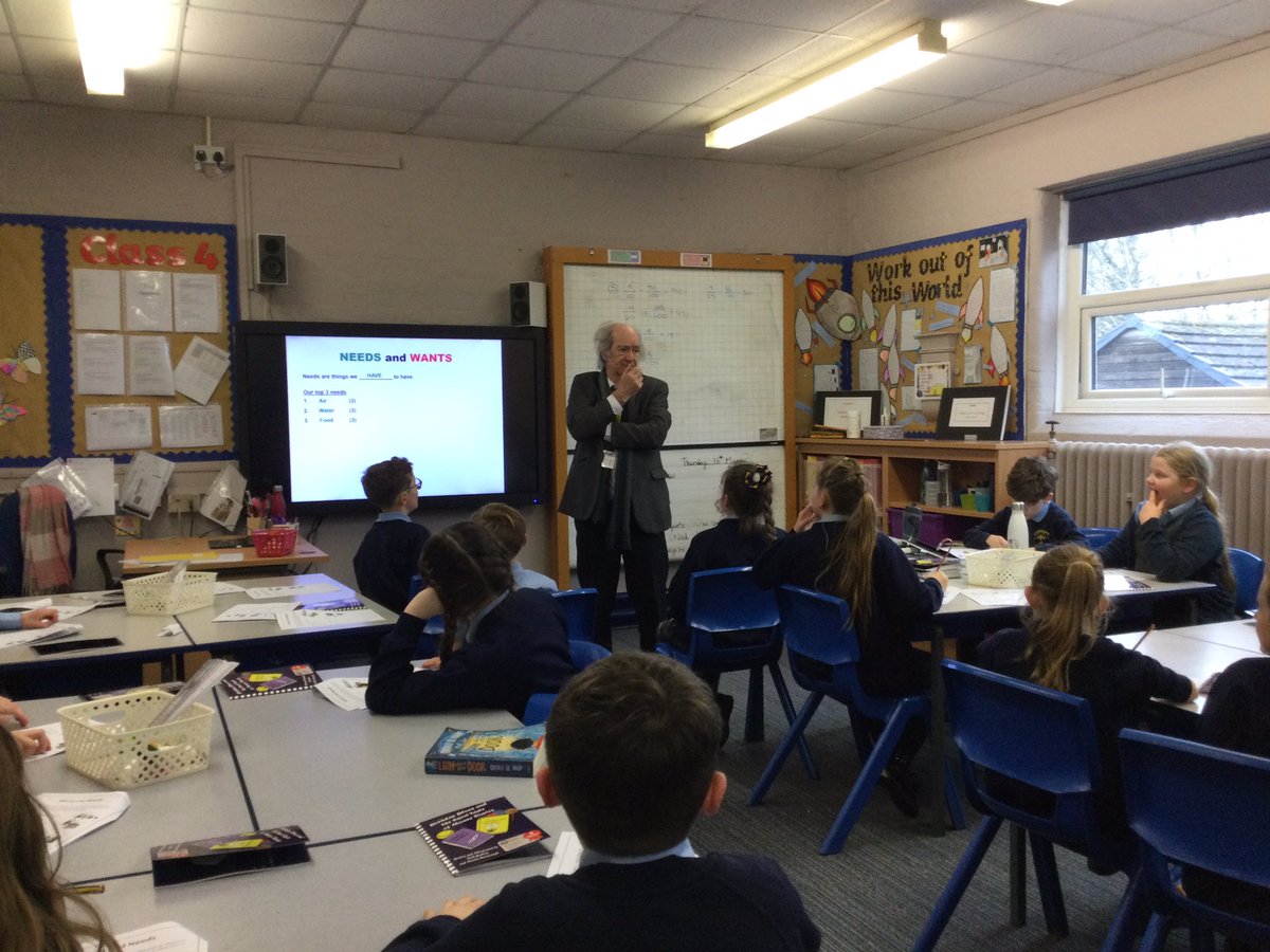 BickerstaffeCE's tweet photo. Year 4 and Year 5 children enjoying their first @DebtAware session with Mr. Souter this afternoon. Huge thank you to @parishschool1 for recommending! 

#lovelearning https://t.co/3NbGReU4B4
