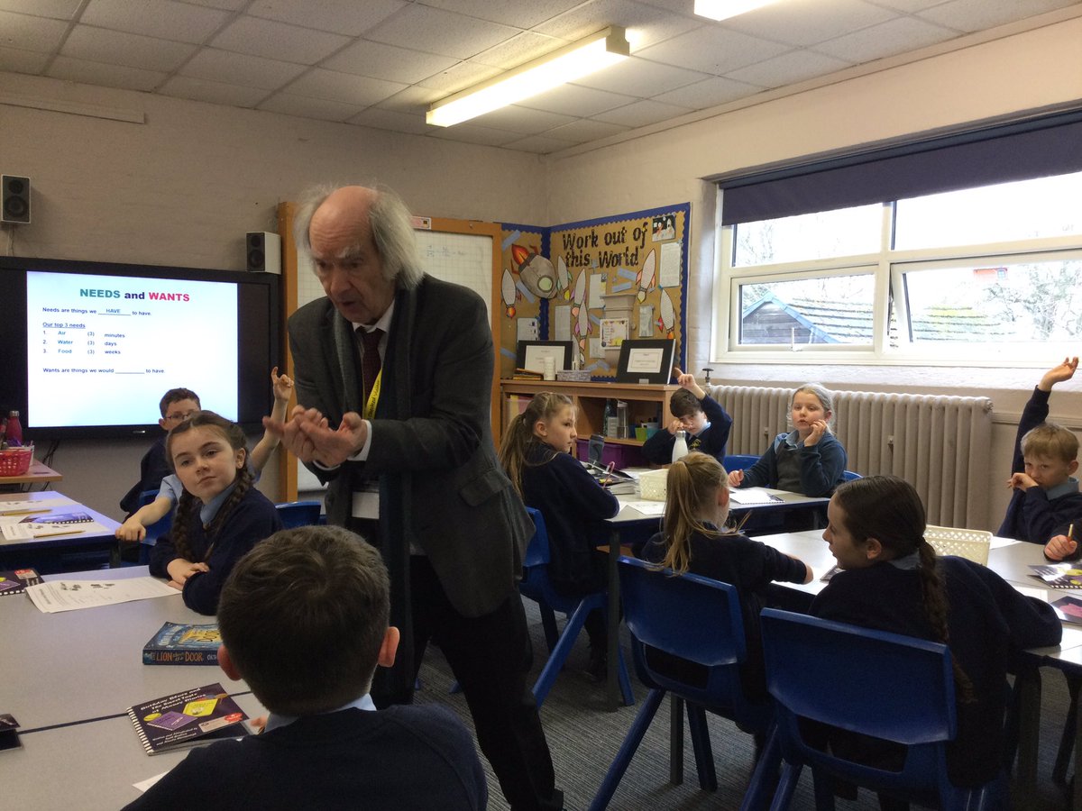 BickerstaffeCE's tweet photo. Year 4 and Year 5 children enjoying their first @DebtAware session with Mr. Souter this afternoon. Huge thank you to @parishschool1 for recommending! 

#lovelearning https://t.co/3NbGReU4B4
