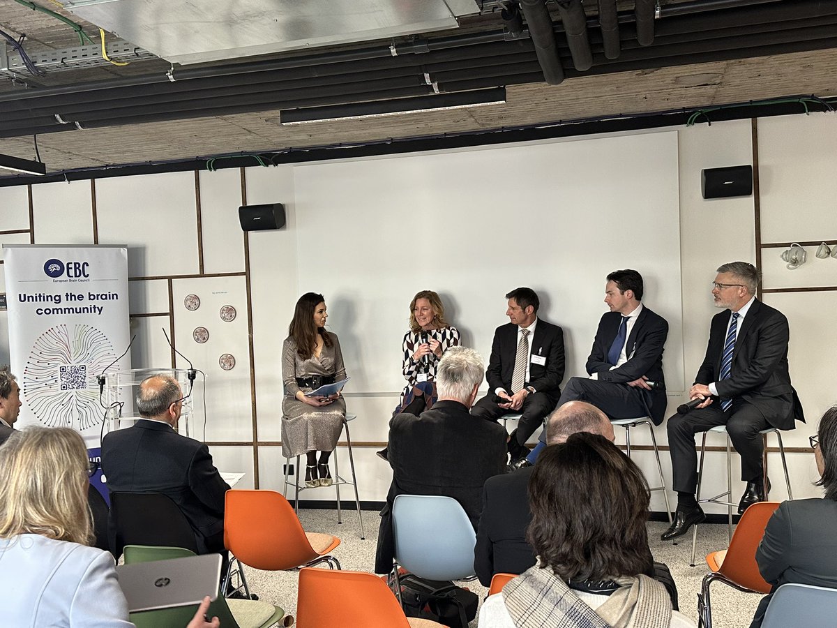 EU_Brain's tweet photo. #BAW23: Panel discussion on key areas of action to strengthen #brain #research at the #global level.
 
Join our top experts: Dr Andy Keller, Prof Tracey Bale, @TJRyan_77 &amp; Dr Joachim Scholpp,
 
to find out more about #brainhealth in #policy, #capacitybuilding, #funding &amp; #data. https://t.co/0FVYQ253sN