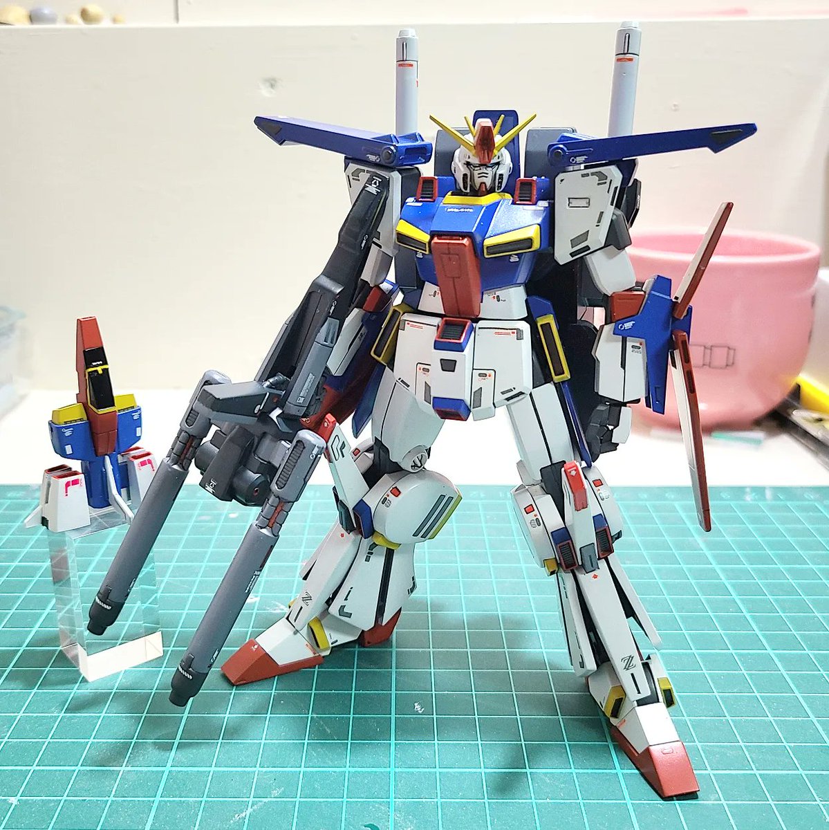 cucck2019's tweet photo. HGUC ZZ GUNDAM 
#ガンプラ https://t.co/s4poQitYSU
