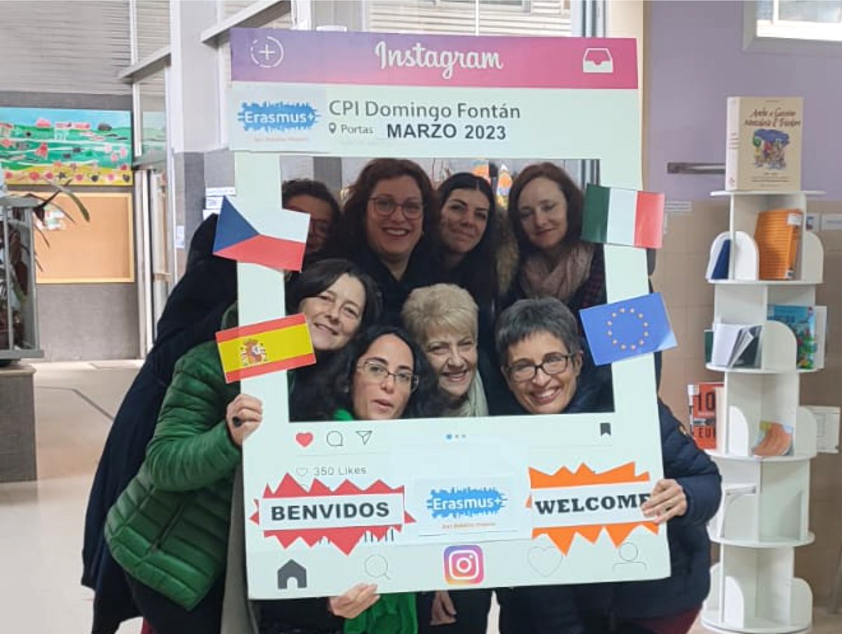 BiblioDf's tweet photo. Recibimento ás nosas socias do IC Gassino Torinesene no proxecto de mobilidade ERASMUS+ #AbrindoPortasaEuropa #erasmusplus https://t.co/DSw3xmymBY