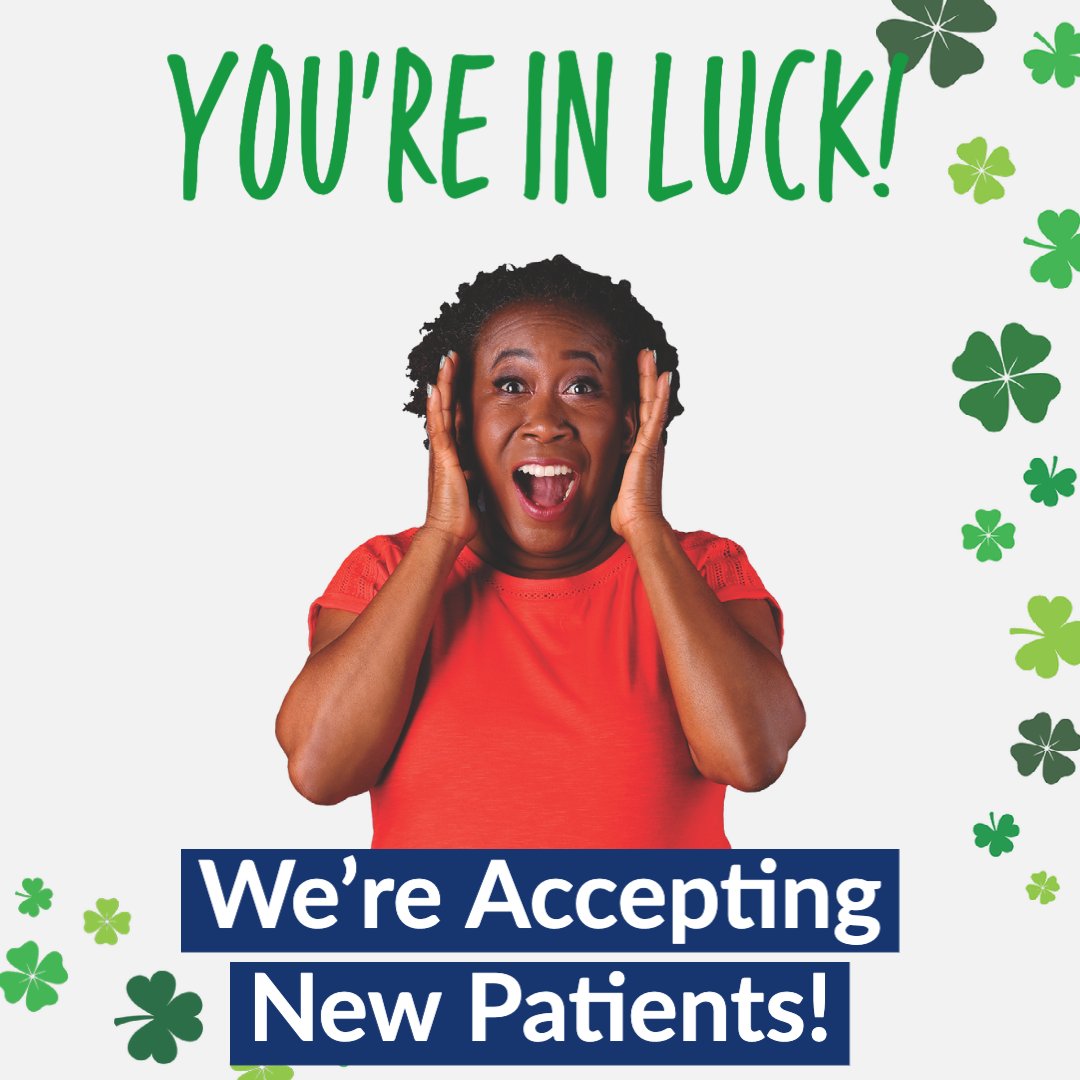 bamapain's tweet photo. You're in luck🍀 We're accepting new patients! Are you looking for a pain management clinic that puts your pain first? You've come to the right place. Follow the link attached to request an appointment now: https://t.co/yXbHe282ZX #alpain #alabamapain #alabamapainphysicians https://t.co/qWlSR566HR