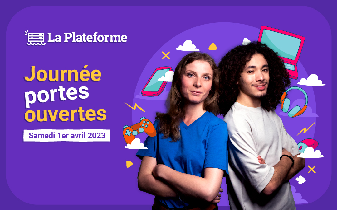 LaPlateformeIO's tweet photo. 📣 JOURNÉE PORTES OUVERTES 📣 : 1e AVRIL 2023
La Plateforme ouvre ses portes entre 10h et 17h, pour vous faire découvrir toutes les formations, qui vous permettront d'accéder à un emploi d'avenir dans la Tech ! 👩‍💻
On vous attend nombreux au 8 rue d'Hozier à Marseille 🙌 https://t.co/Duh6UXLFfm