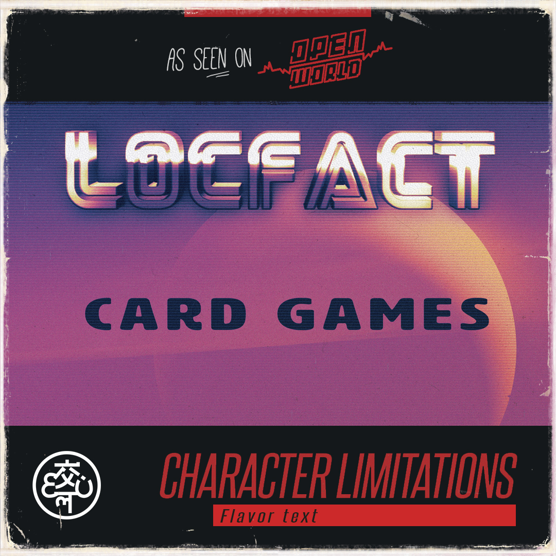 OpenWorldVC's tweet photo. Any card game fans out here?👀

👉 In today’s LocFact, we discuss the main challenges behind card game localization. Did you know character limitation is one of the main ones? 

https://t.co/YIy6uk7crp

#LocFact #CardGames #VideoGameLocalization https://t.co/B1Boq3D7jZ