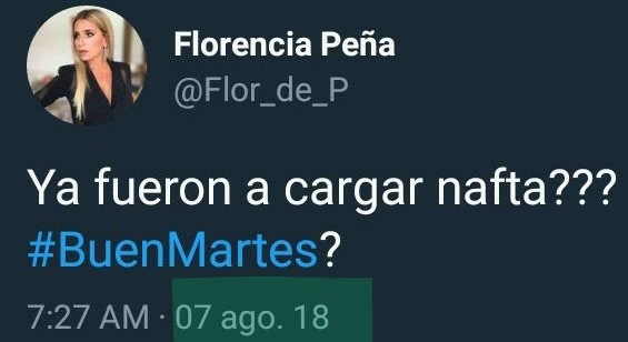 Ya fueron a cargar NAFTA ⛽? La vieron a Flor Peña indignada?
