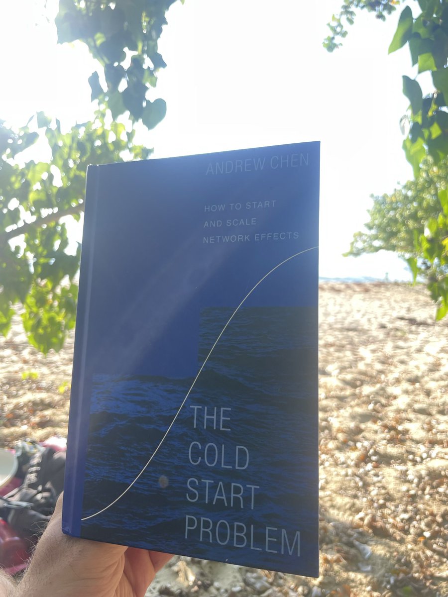 torresbishop's tweet photo. It’s been years since I read @andrewchen #TheColdStartProblem and feels even more relevant today. Funny how I chose to read a “cold book” in a very warm place 😉 https://t.co/LWyZDG96g3