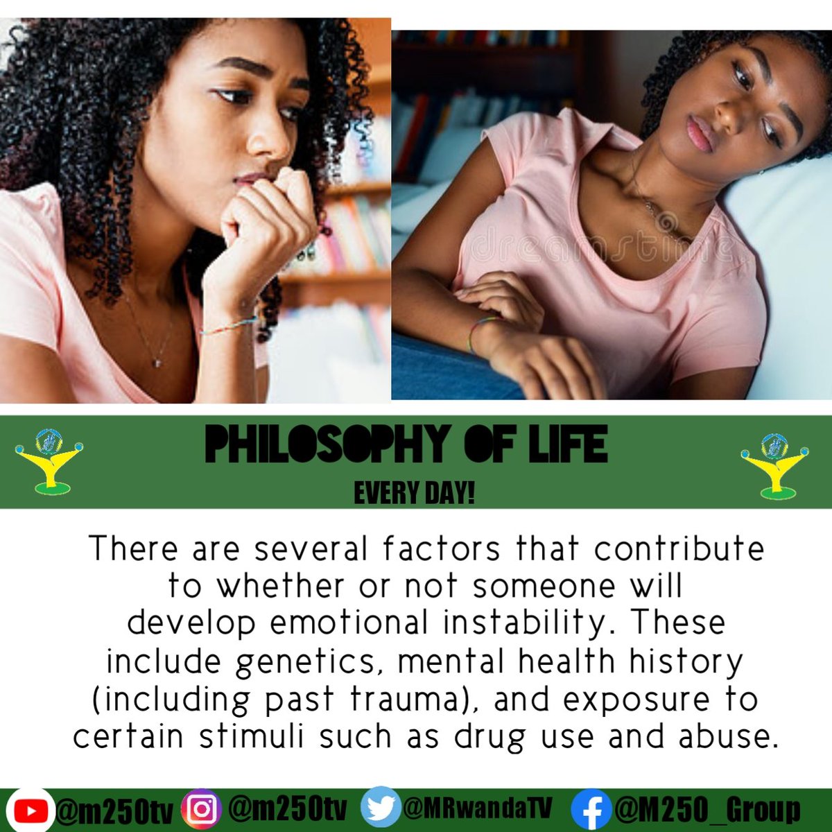 M250TVFilms's tweet photo. #HiRwanda🇷🇼☕
Being Unstable in Moods, Behaviors and Relationships is a common feature of someone with #borderlinepersonalitydisorder
But #yourenotalone #nturiwenyine_rw
#supportlineis0788988341 #M250Group https://t.co/FUiHPN8Svh