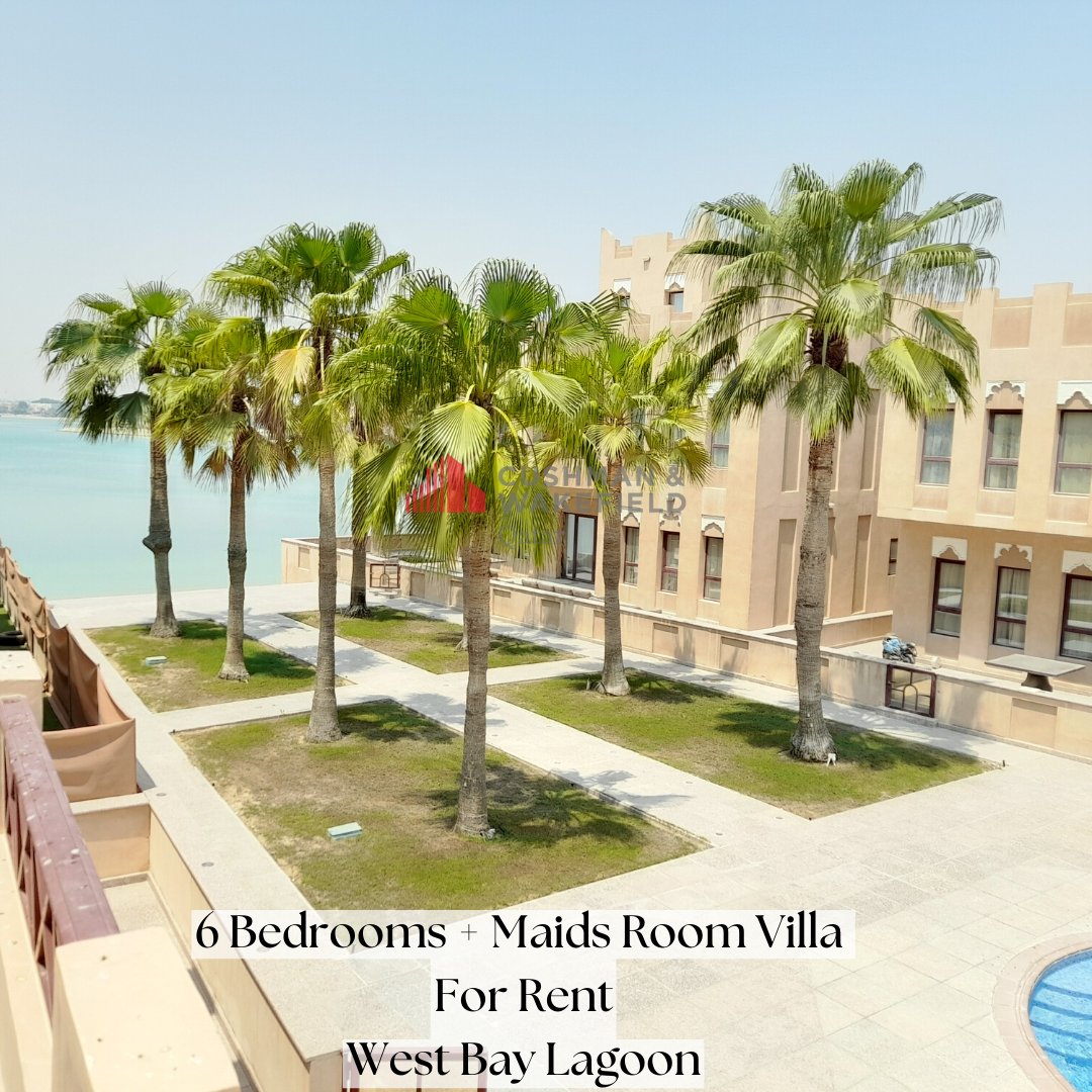 CushwakeQatar's tweet photo. A perfect home for your family!
Brand new 6BR villa with a maid’s room featuring a beautiful garden and a backyard is available for #rent in West Bay Lagoon, #Doha. This #villa has direct access to the #beach.

Monthly rent: QR 30,000
Contact: +97433541237
https://t.co/rYgRnd6oGr https://t.co/3nxghRoXK4
