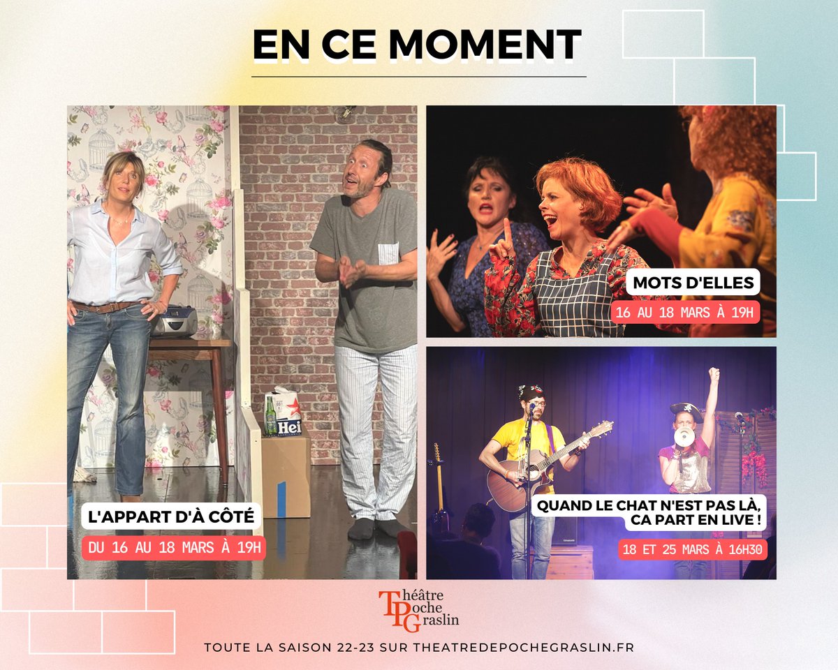 ⚡️ CETTE SEMAINE AU #TPGNantes  ⚡️

Lorsqu'un homme dépressif emménage dans son nouvel appart, ce sont des voix femmes et de chat qui retentissent entre ses murs.

📌 Infos et réservations : theatredepochegraslin.fr