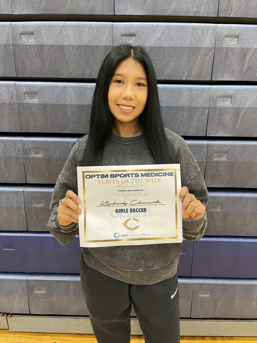 Optim Players of the week! Yajir Estrada &amp; Kimberly Clemente 

Great Job! Keep Working hard