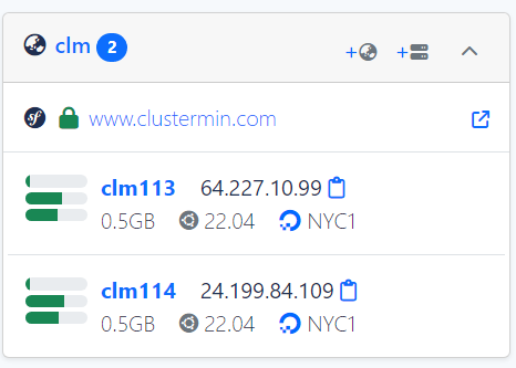 Clustermin tweet picture