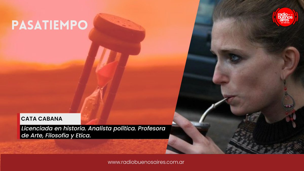 [🔴AHORA] En "Pasatiempo"

Conversamos con <a href="/lic_cata/">Lic Cata Cabana</a>, Licenciada en historia. Analista política. Profesora de Arte, Filosofia y Etica.

➡️En el mes de la mujer hablamos de su rol en nuestra historia.