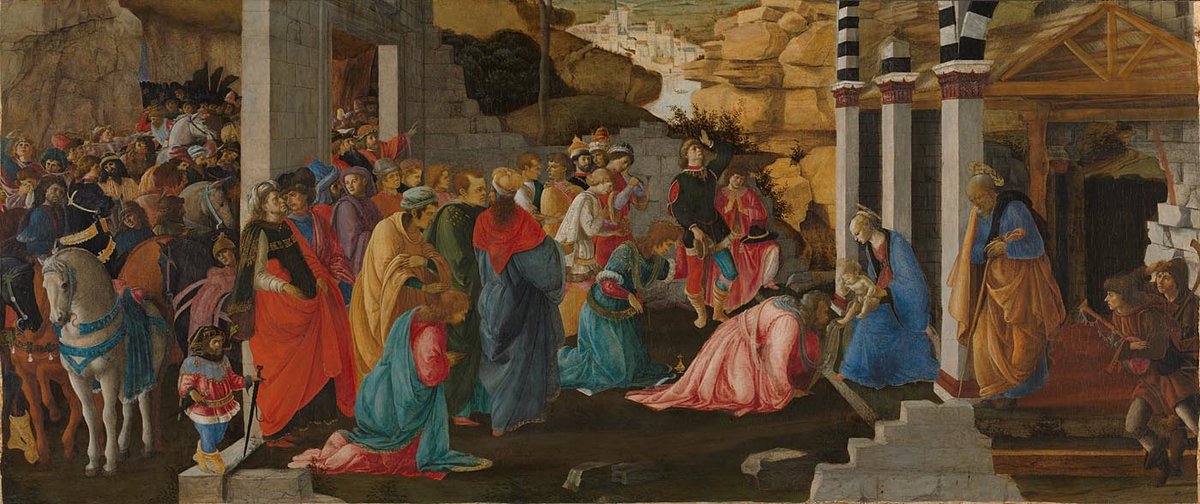NationalGallery's tweet photo. The best discoveries derive from connections between different disciplines!

Did you know that reflectance hyperspectral imaging, one of the techniques used to investigate ‘The Adoration of the Kings’, was first developed by NASA to study the surface of planets?

#BSW23 https://t.co/ZyFE599xiK