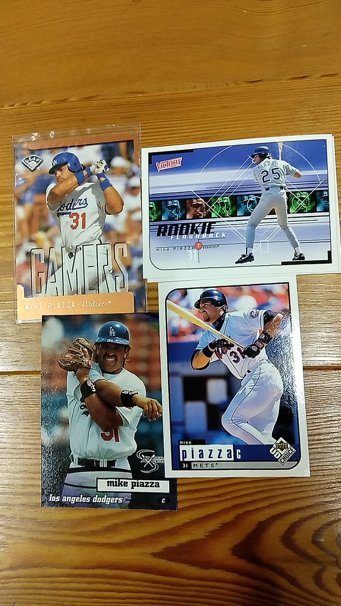 マイク・ピアザ 監督 昔のトレカ引っ張りだしてきました