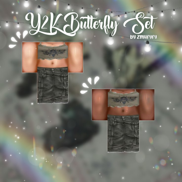 zmufyfy's tweet photo. 🦋 Y2K Butterfly Set 🦋

Retweet and purchases are vv appreciate ^^

Top:https://t.co/ngCQ6ZlXjD

Pants:https://t.co/hrwbsvzWaK https://t.co/dE0Aj3a8Hp