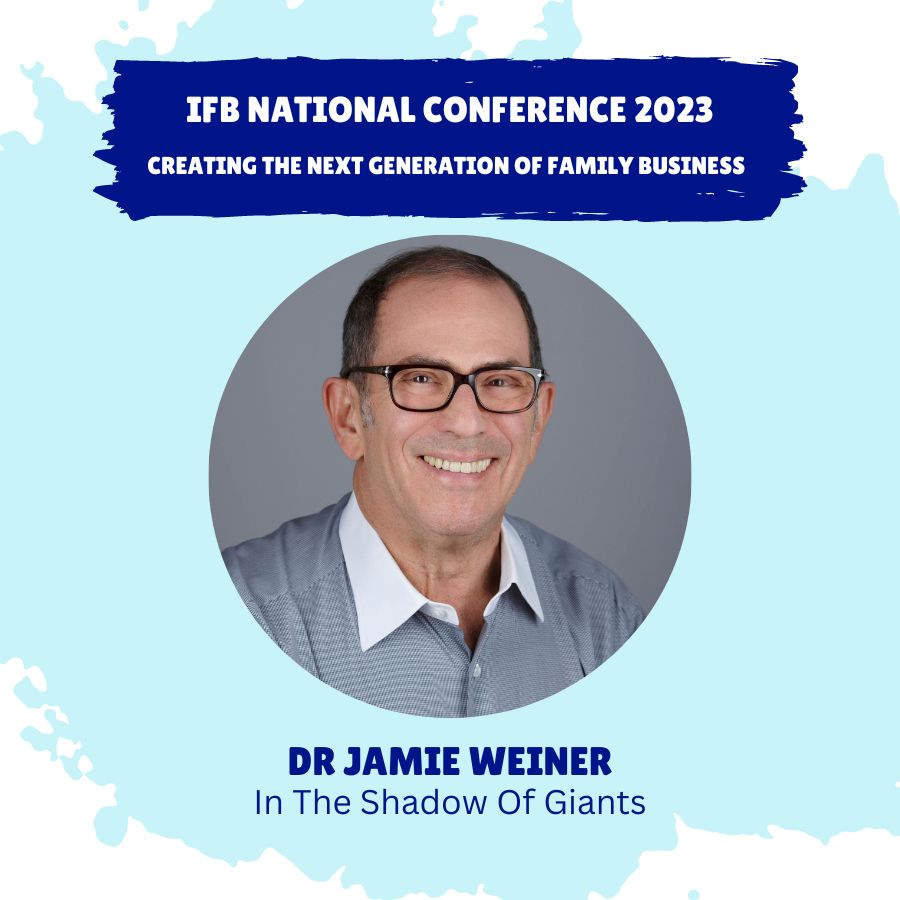 FamilyBizUK's tweet photo. Dr. Jamie Weiner's keynote "𝐈𝐧 𝐓𝐡𝐞 𝐒𝐡𝐚𝐝𝐨𝐰 𝐎𝐟 𝐆𝐢𝐚𝐧𝐭𝐬", will explore the quest for determination of the “rising generation”
Jamie is principal of the ground-breaking family business project @QuestLegitimacy 
Book early at https://t.co/wdRbLA5XYP
#familybusiness https://t.co/T5XrWpsTeY