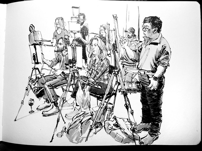 Another sketch from figure drawing last night. 