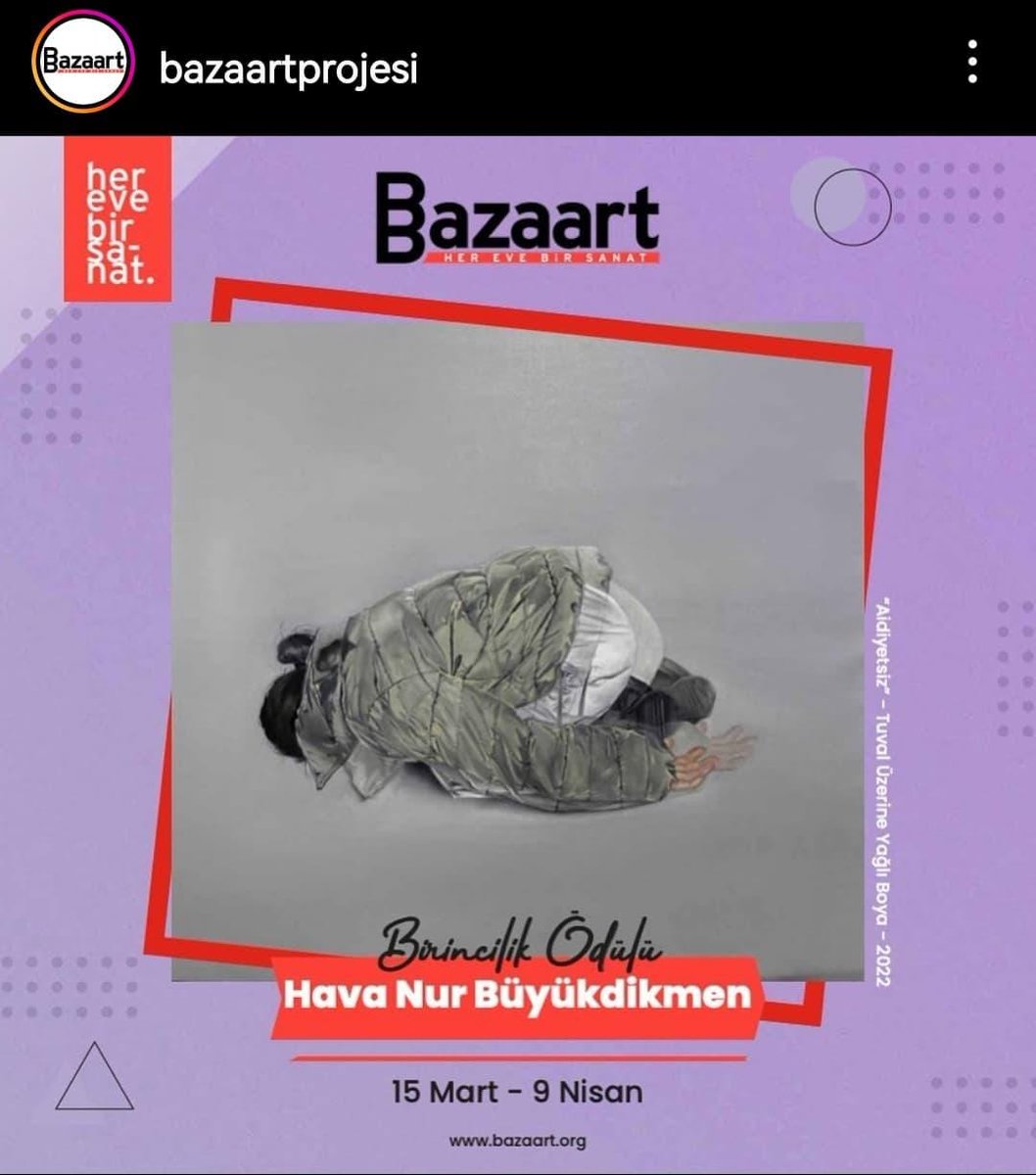 Niğde Ömer Halisdemir Üniversitesi EğitimFakültesi (@nohuef) on Twitter photo 2023-03-16 13:45:11 Fakültemiz Resim-İş Öğretmenliği Anabilim Dalı Öğrencilerinden Havva Büyükdikmen'in eseri Bazaart 2023 projesinde birinci seçilmiştir. Öğrencimizi tebrik eder, başarılarının devamını dileriz. @NOHUniversitesi @DrHasanUslu @nohuef @cinarbekir42 Fakültemiz Resim-İş Öğretmenliği Anabilim Dalı Öğrencilerinden Havva Büyükdikmen'in eseri Bazaart 2023 projesinde birinci seçilmiştir. Öğrencimizi tebrik eder, başarılarının devamını dileriz. @NOHUniversitesi @DrHasanUslu @nohuef @cinarbekir42