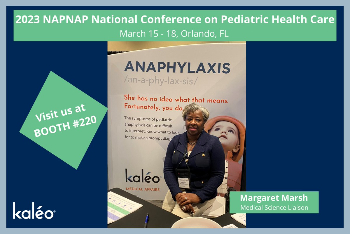 We are at #NAPNAPconf this week in Orlando, Florida. Visit us at Booth #220 and learn more about how to recognize the signs and symptoms of anaphylaxis. #medicalscience #continuedlearning