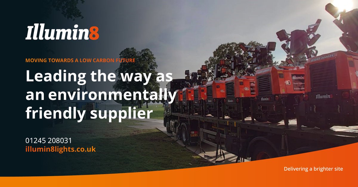 illumin8lights's tweet photo. We’ve invested heavily in the latest technology to be able to supply the most environmentally friendly lighting to your sites. 

Click here to find out more: https://t.co/FjuNoFfZqT 

 #environmentalsolutions #sustainability #hybrid #solar #eventprofs #eventsindustry https://t.co/fyEm8TdftS