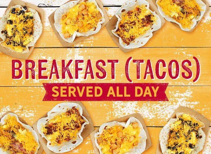 In the mood for breakfast? 🍳

We've got a variety of tacos on our menu to choose from!