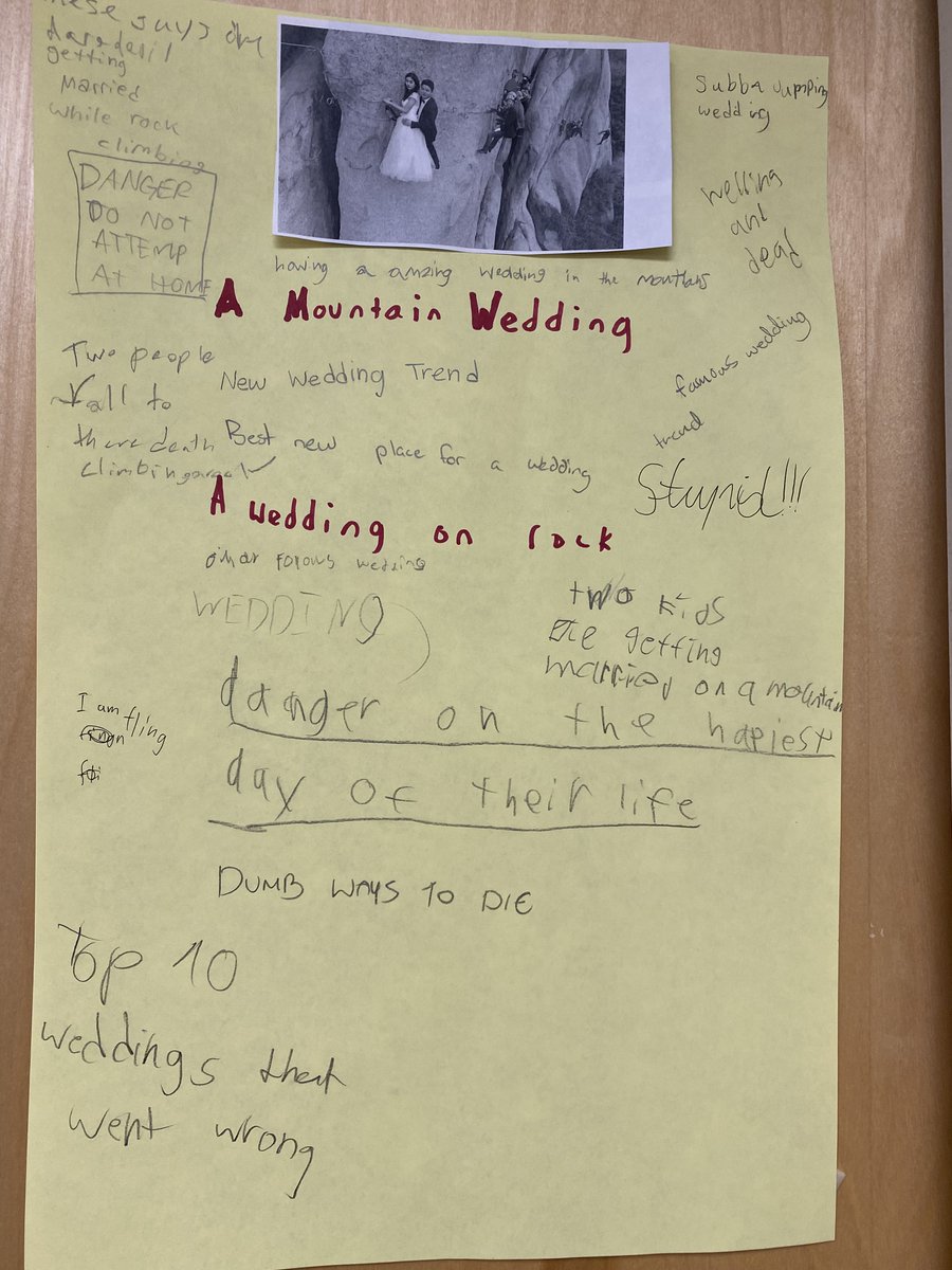 BPSHawks6's tweet photo. Headlines: What headline would you create for this picture? "Best Hotdog Ever", "New Wedding Trend", "Famous Elephant Artist" #BPSHawks6 #BPSHawks #BPSLearn #WeAreCBE https://t.co/cuZEeO2fVS