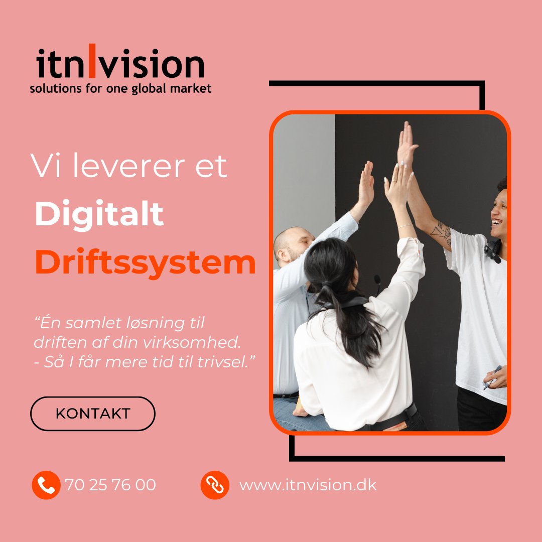 itnSalg's tweet image. Vil du løfte effektiviteten og trivslen i din virksomhed? 

Fem gode grunde ved et samlet digitalt driftssystem:

✅ Reducering af manuelle fejl
✅ Kompatibel med alle brancher
✅ Fleksibelt og skalerbart system
✅ Bedre ressourceallokering
✅ Tidsoptimering via automatisering