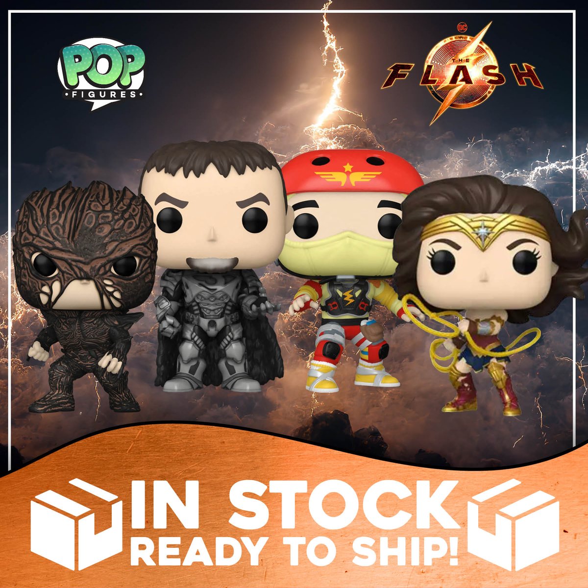 FiguresPop's tweet photo. ⚡️J U S T • A R R I V E D⚡️

🚚 IN STOCK and ready to ship! 
📮 𝐅𝐑𝐄𝐄 𝐃𝐄𝐋𝐈𝐕𝐄𝐑𝐘 𝐖𝐇𝐄𝐍 𝐘𝐎𝐔 𝐒𝐏𝐄𝐍𝐃 £𝟑𝟎 𝐎𝐑 𝐌𝐎𝐑𝐄📮
⚡️BUY NOW - https://t.co/zprAWIB3Qb

#theflash #theflashmovie #funkodc #dc #dccomics #funkopops #funko https://t.co/9u3MC0Lu7V