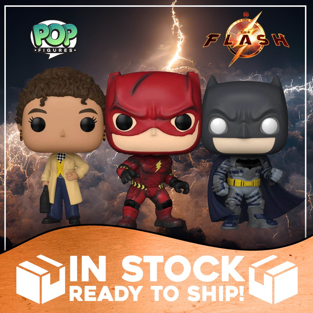 FiguresPop's tweet photo. ⚡️J U S T • A R R I V E D⚡️

🚚 IN STOCK and ready to ship! 
📮 𝐅𝐑𝐄𝐄 𝐃𝐄𝐋𝐈𝐕𝐄𝐑𝐘 𝐖𝐇𝐄𝐍 𝐘𝐎𝐔 𝐒𝐏𝐄𝐍𝐃 £𝟑𝟎 𝐎𝐑 𝐌𝐎𝐑𝐄📮
⚡️BUY NOW - https://t.co/zprAWIB3Qb

#theflash #theflashmovie #funkodc #dc #dccomics #funkopops #funko https://t.co/9u3MC0Lu7V