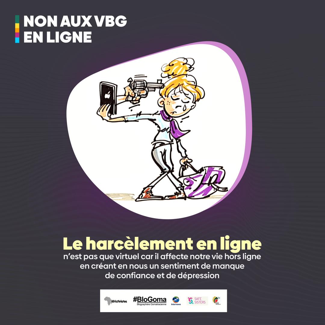Racheamani's tweet photo. Savez-vous que le harcèlement en ligne à l’égard a un impact très négatif même dans la vie physique?
#Evitons!!
@Africtivistes @activismdrc @Safe_sisters @AfrikaYouthM
#Digitalsafety
#Genderequality
#Generartionegalité
#Cyberviolence
#Blogoma
#DRC https://t.co/9fVZytaZMF