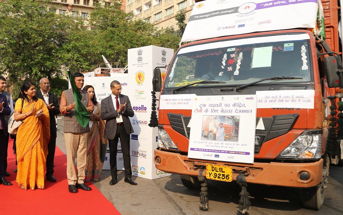 apollotyres's tweet photo. Concluding #ApolloTyresFoundation’s PAcT event 2023. The union Health minister distributed nutrition baskets to the #underprivileged and flagged off 75 #TBawareness branded trucks.

In association with @TbDivision @MoHFW_INDIA @USAID @TheUnion_TBLH #CorporateTBPledge

@IdefeatTb https://t.co/i85WmzIYM2